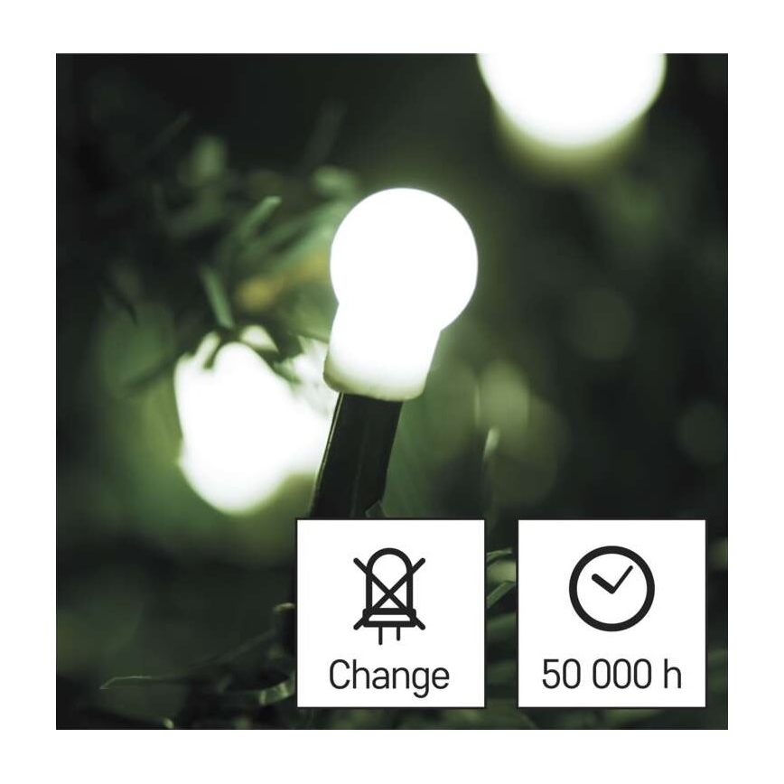 Guirlande de Noël LED extérieur 480xLED/53m IP44 blanc froid