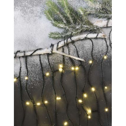 Guirlande de Noël LED extérieur 600xLED/8 modes 15m IP44 blanc chaud