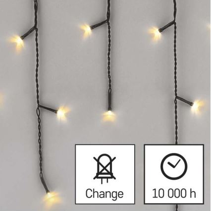 Guirlande de Noël LED extérieur 600xLED/8 modes 15m IP44 blanc chaud