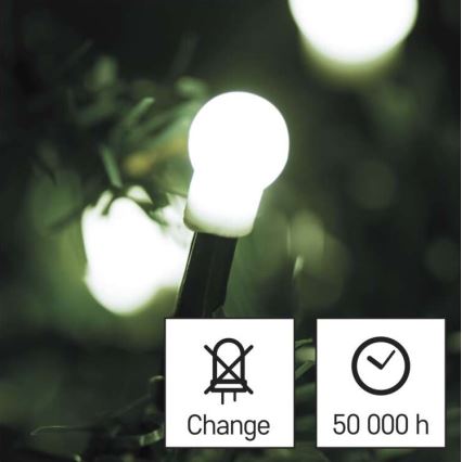 Guirlande de Noël LED extérieur 80xLED/13m IP44 blanc froid