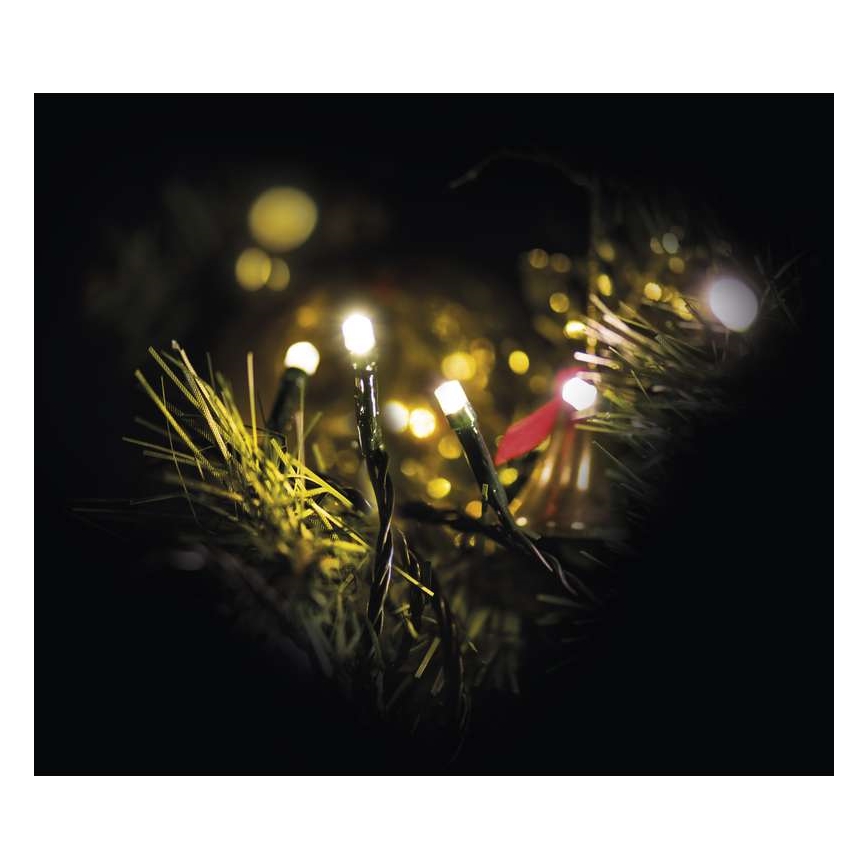 Guirlande de Noël LED extérieur CHAIN 180xLED 23m IP44 blanc chaud
