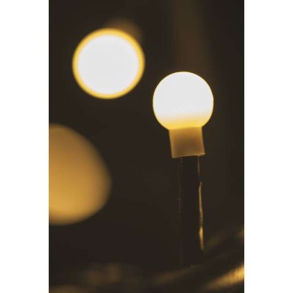 Guirlande de Noël LED extérieur CHAIN 80xLED 13m IP44 blanc chaud