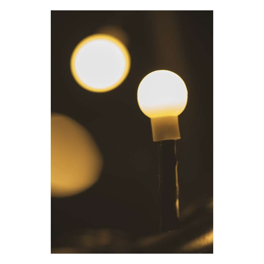 Guirlande de Noël LED extérieur CHAIN 80xLED 13m IP44 blanc chaud