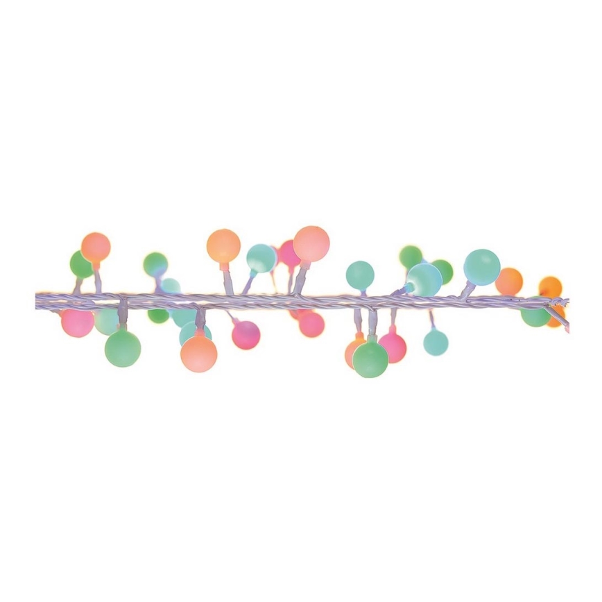 Guirlande de Noël LED extérieur CHERRY 40xLED 9m IP44 multicolore