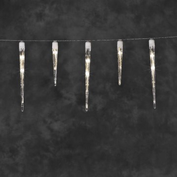 Guirlande de Noël LED extérieur ICICLE 16xLED 13,75m IP44 blanc chaud