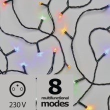 Guirlande de Noël LED RGB 96xLED/8 fonctions 15 m IP44