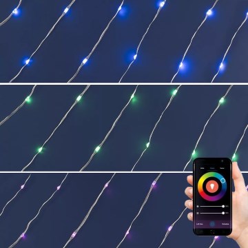 Guirlande de Noël LED RVB dimmable 200 LED / 29 fonctions 20,4 m