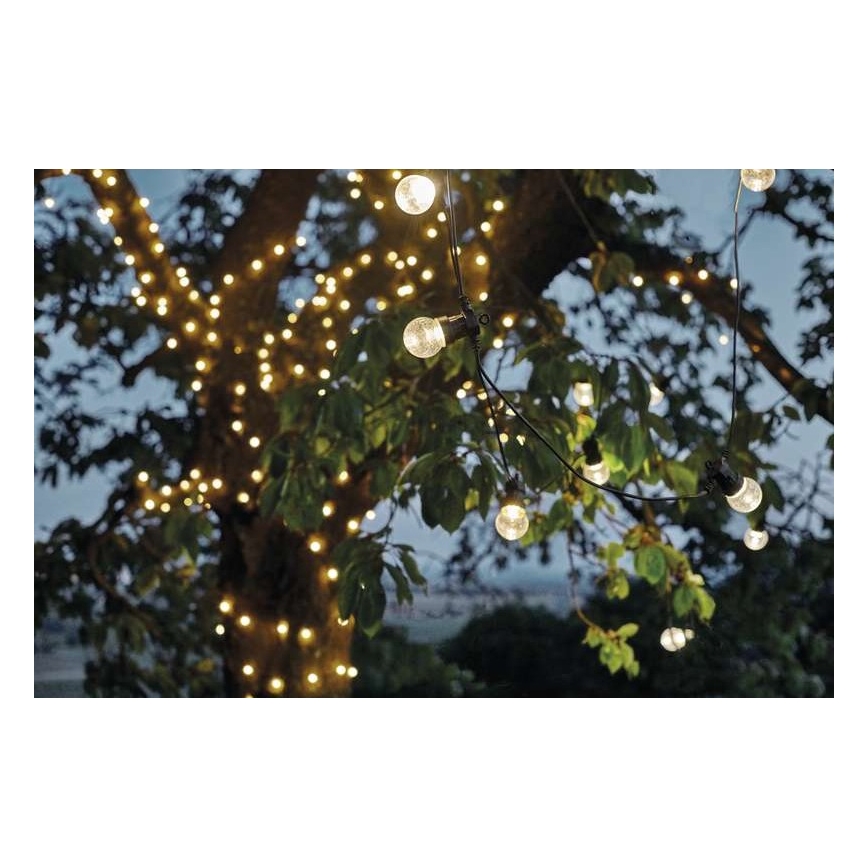 Guirlande décorative d'extérieur 10xLED/10m IP44 transparente