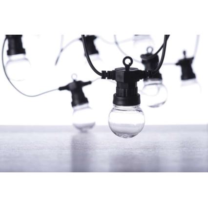 Guirlande décorative d'extérieur 50xLED/10m IP44 transparent