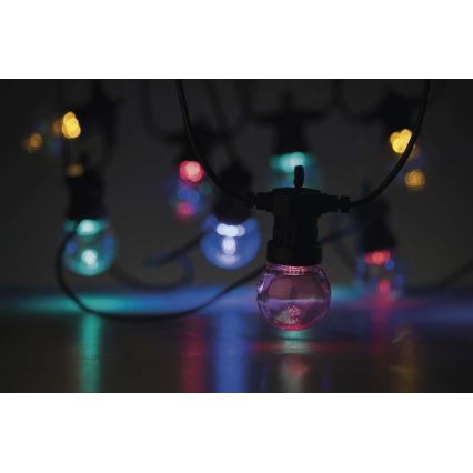 Guirlande décorative d'extérieur 50xLED/10m IP44 transparent