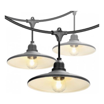 Guirlande décorative d'extérieur CRETE 15xE27/230V 20 m IP44