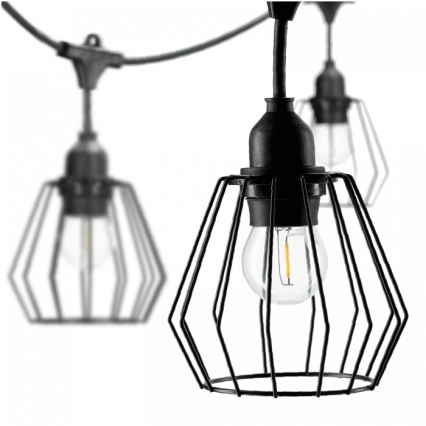 Guirlande décorative d'extérieur CRETE 15xE27/230V 20m IP44