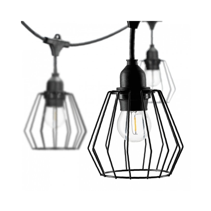 Guirlande décorative d'extérieur CRETE 15xE27/230V 20m IP44