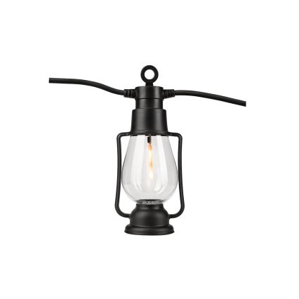 Guirlande décorative d'extérieur GIRLANDA, 10 LED, 10 m, IP44, blanc chaud