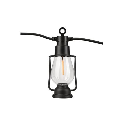 Guirlande décorative d'extérieur GIRLANDA, 10 LED, 10 m, IP44, blanc chaud