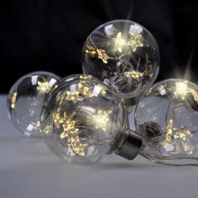 Guirlande décorative LED 30xLED 2,5m blanc chaud