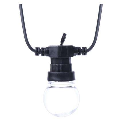 Guirlande décorative LED d'extérieur 50xLED/10m IP44 transparente