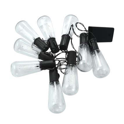 Guirlande décorative LED EDISON 2,65 m 10 LED / 2 piles AA