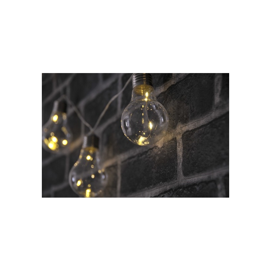 Guirlande décorative LED SMOLDER 2,1 m 10xLED/2xAA