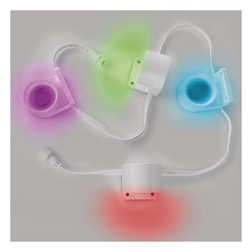 Guirlande décorative avec spot RGBIC+CCT GoSmart - extension 4xLED/7W/230V 85 cm Wi-Fi Tuya