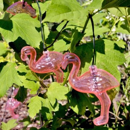 Guirlande décorative solaire 10xLED/1,2V 300 mAh 3,8 m IP44 flamant rose