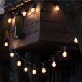 Guirlande décorative solaire LED dimmable STARLIGHT NEO 10x E27/3,7V 2700K IP54 1200 mAh 11,5 m + télécommande