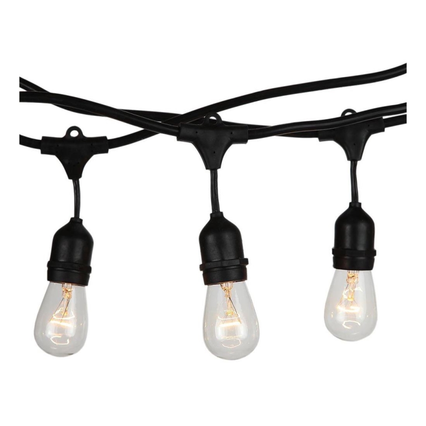 Guirlande extérieure STRING 15m 15xE27/25W/230V IP54
