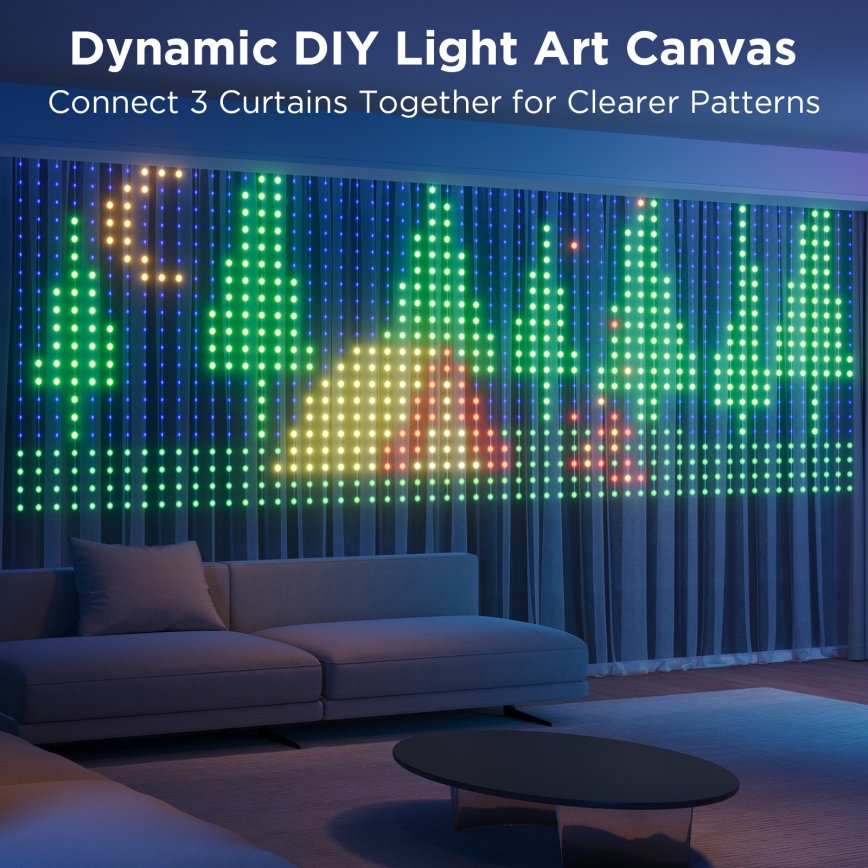 Guirlande - Guirlande décorative RGB à intensité variable LED/15W/230V IP65 Wi-Fi