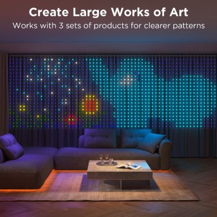 Guirlande - Guirlande décorative RGB à intensité variable LED/15W/230V IP65 Wi-Fi