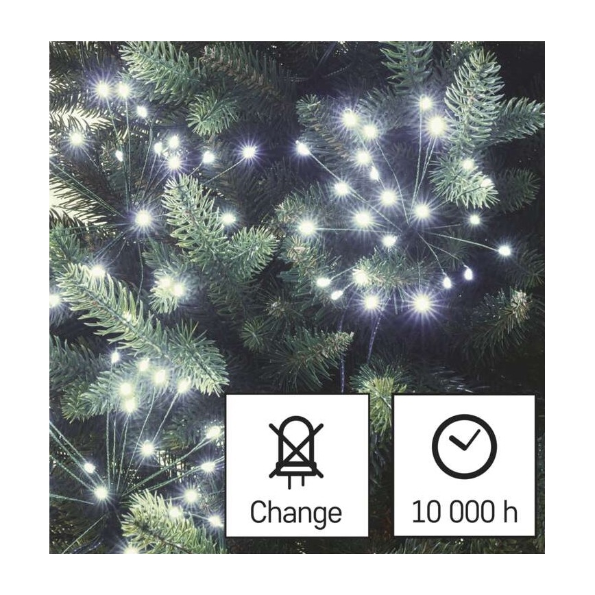 Guirlande LED 150xLED/5,35m blanc froid