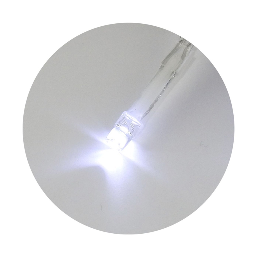 Guirlande LED 20 LED, 2 modes, 2,4 m, blanc froid