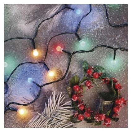 Guirlande LED de Noël 200xLED/8 fonctions 25m IP44 multicolore