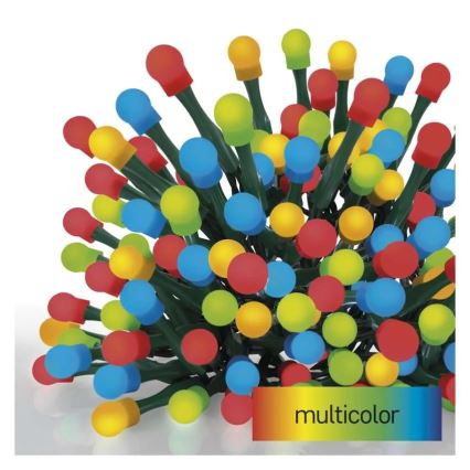 Guirlande LED de Noël 200xLED/8 fonctions 25m IP44 multicolore