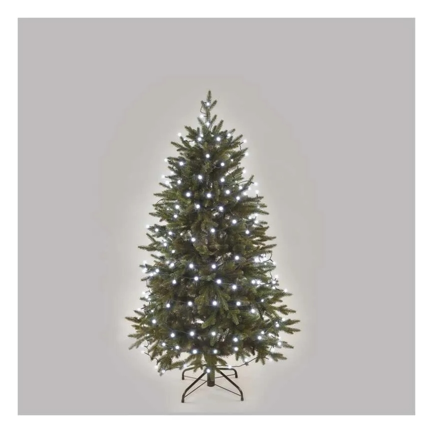 Guirlande LED de Noël 300 LED / 8 fonctions, 35 m, blanc froid