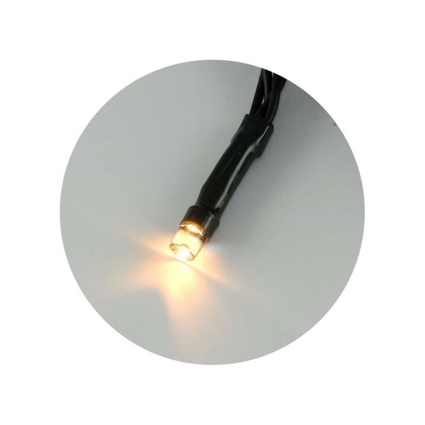 Guirlande LED de Noël pour extérieur 100xLED/2 fonctions/3xAA 10,8m IP44 blanc chaud