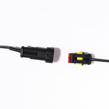 Rallonge pour guirlande LED d'extérieur CONE FILAMENT 20xE10 14m verre transparent / blanc chaud IP44, Fabriqué en République tchèque