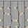 Guirlande LED d'extérieur 100 LED / 1 × 2 m, IP44, blanc chaud