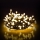 Guirlande LED d'extérieur 100 LED, 8 fonctions, 15 m, IP44, blanc chaud