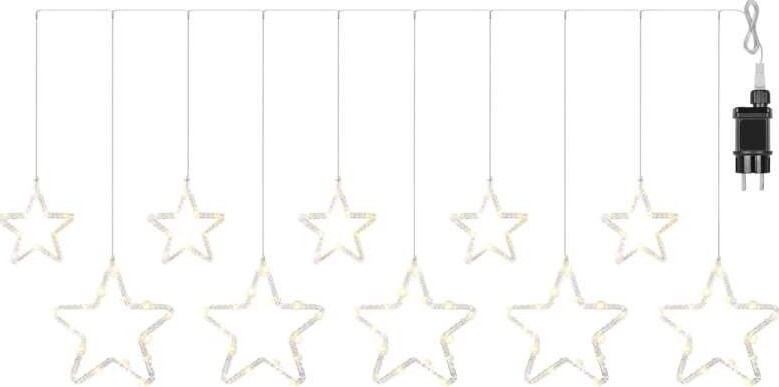 Guirlande LED d'extérieur 125xLED/1,9m IP44 blanc chaud