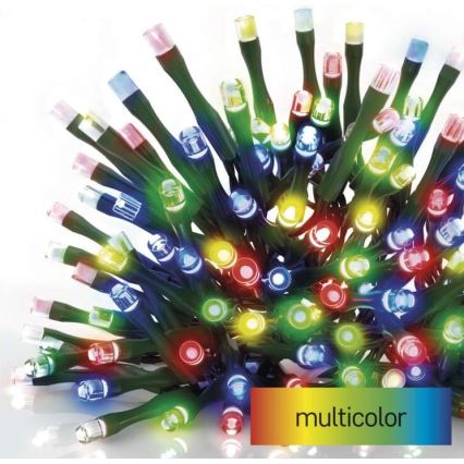 Guirlande LED d'extérieur 180xLED/23m IP44 multicolore