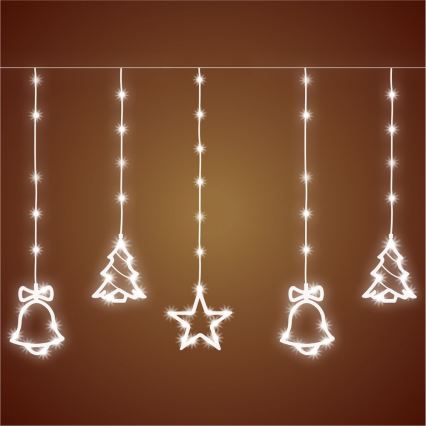 Guirlande LED d'extérieur 186 LED, 7 m, IP44, blanc froid