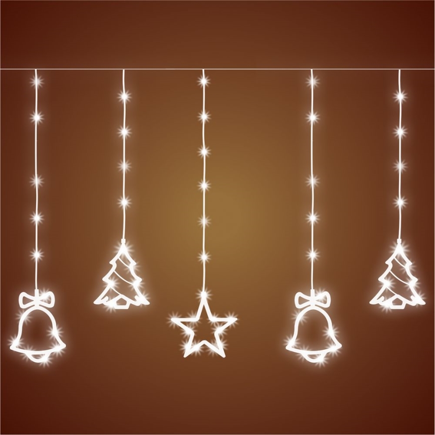 Guirlande LED d'extérieur 186 LED, 7 m, IP44, blanc froid