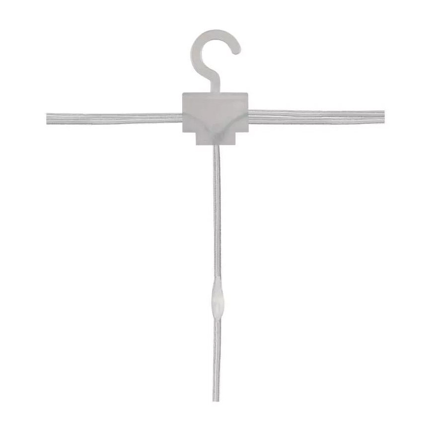 Guirlande LED d'extérieur 300 LED/8 fonctions 5,9 m IP44 blanc chaud