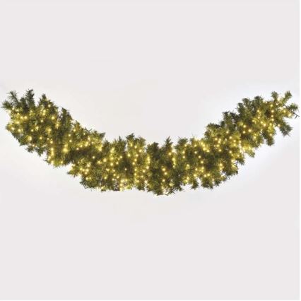 Guirlande LED d'extérieur 400 LED / 13 m, IP44, blanc chaud