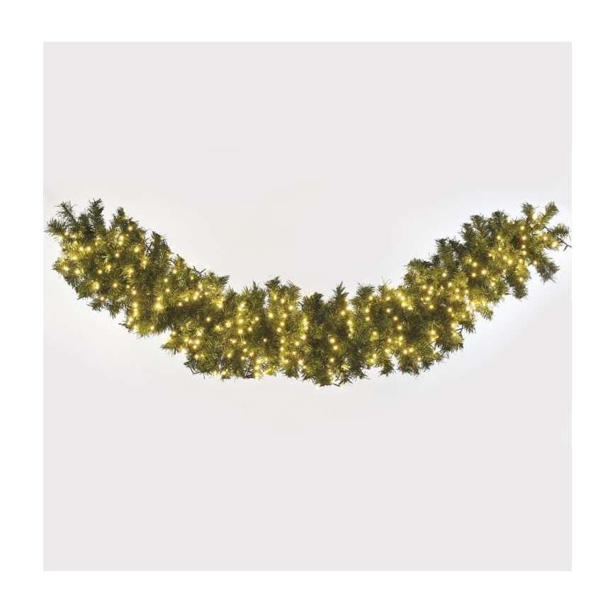 Guirlande LED d'extérieur 400 LED / 13 m, IP44, blanc chaud