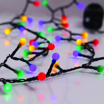 Guirlande LED d'extérieur LINE 500 LED, 17,9 m, IP44, multicolore