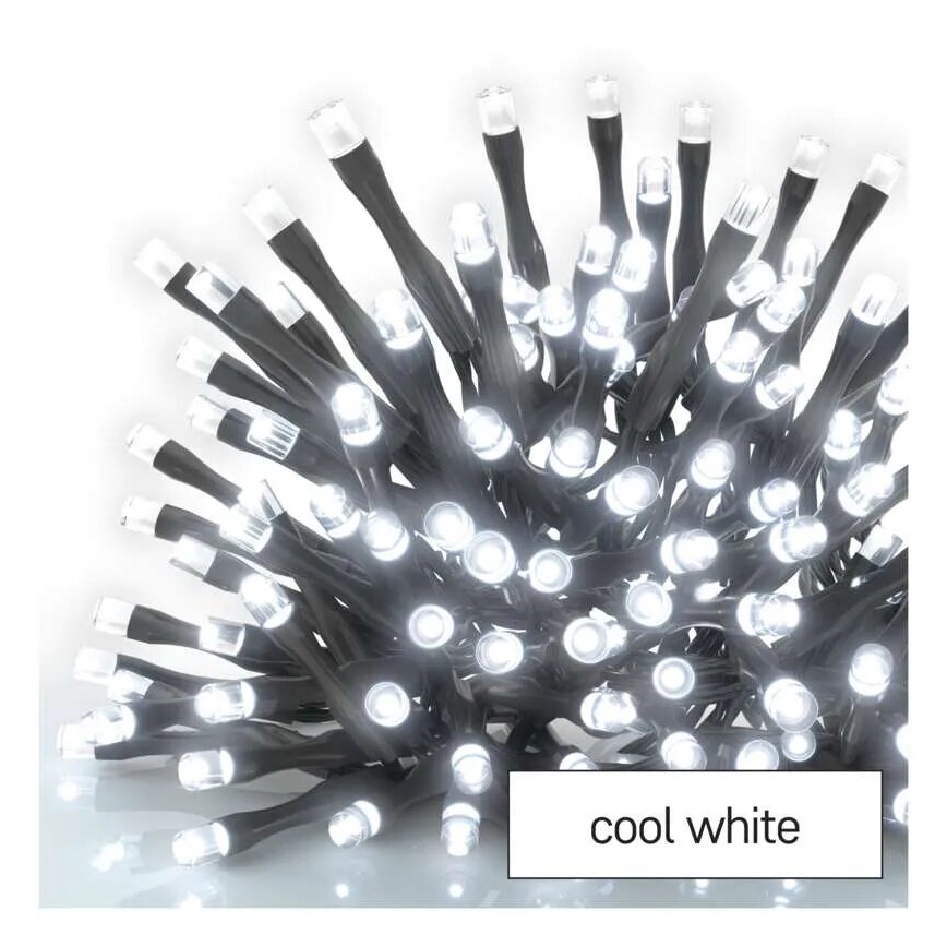 Guirlande LED extérieure 100xLED/2,5x0,9m IP44 blanc froid