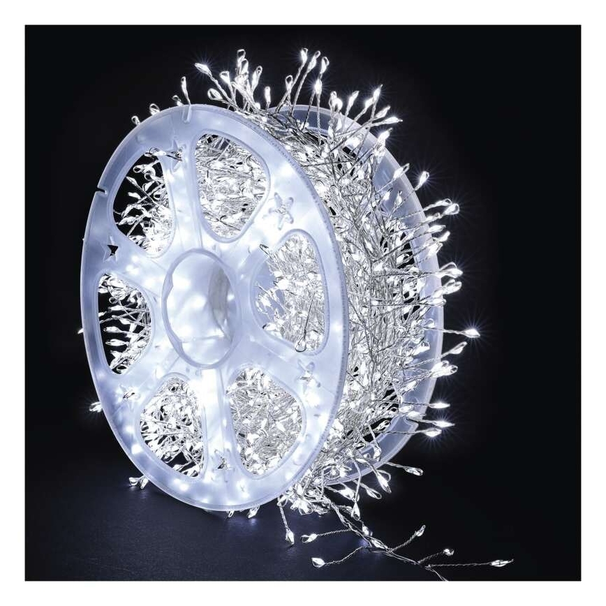 Guirlande LED extérieure 1920xLED/8 fonctions 19,2m IP44 blanc froid