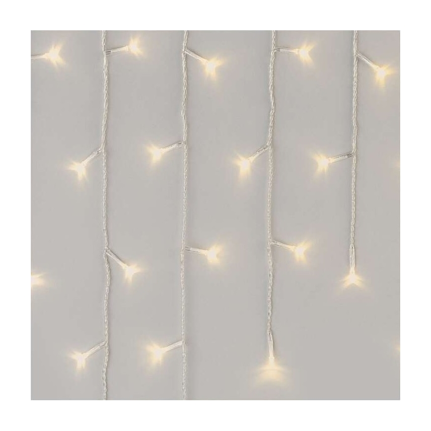 Guirlande LED extérieure 300 LED / 8 modes 10 m IP44 blanc chaud + télécommande