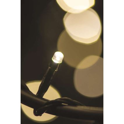 Guirlande LED extérieure 80 LED / 13 m, IP44, blanc chaud